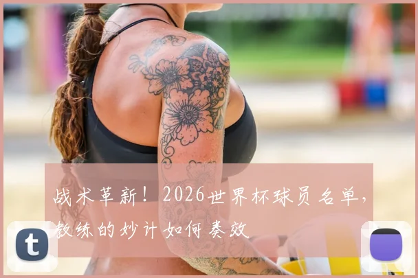 战术革新！2026世界杯球员名单，教练的妙计如何奏效